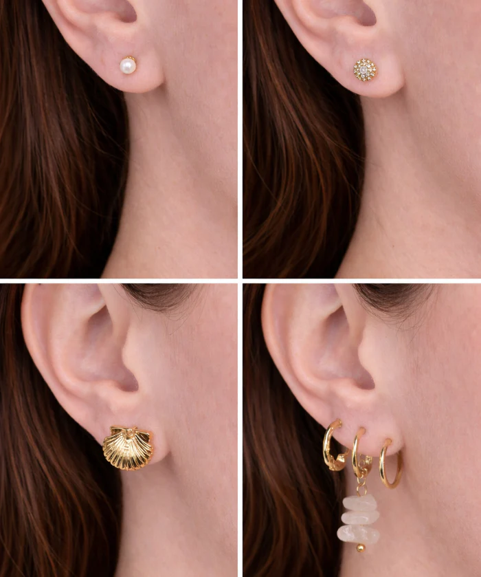 Oorbellen set goud #058 - Image 2