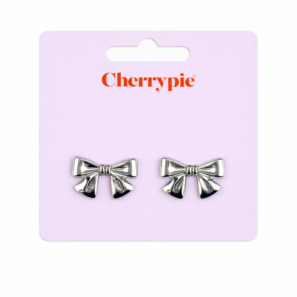 Oorbellen strik zilver #263 - Image 2