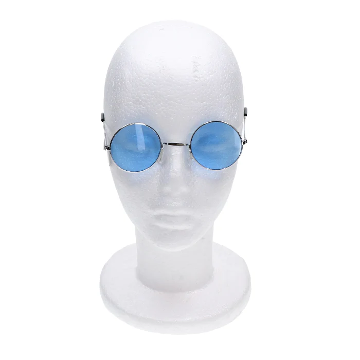 Partybril hippie blauw - Image 2