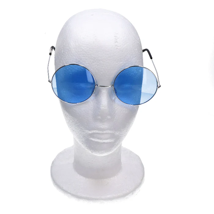 Partybril hippie XL blauw - Image 2