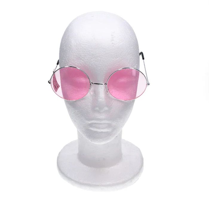 Partybril hippie XL roze - Image 2