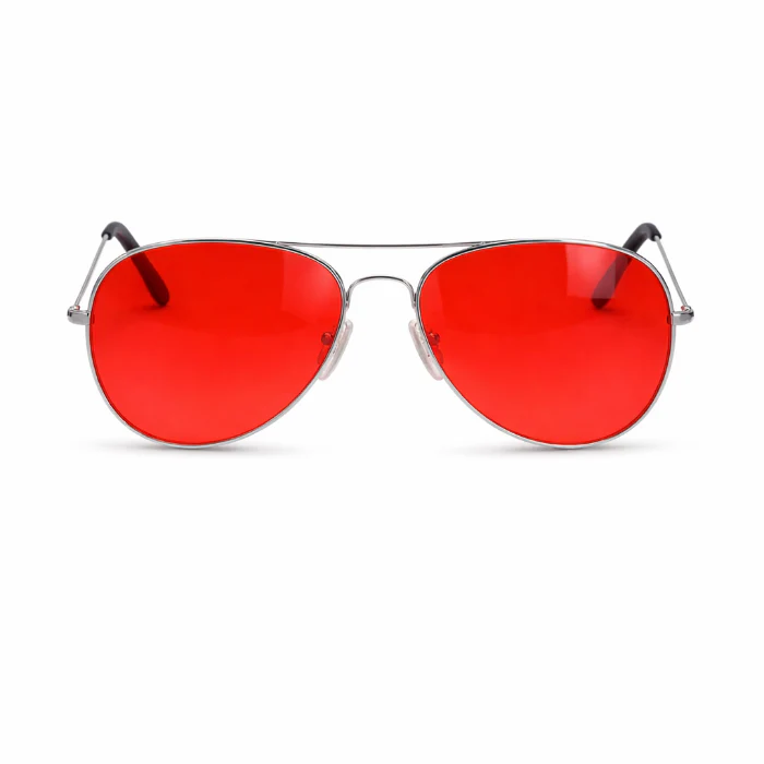 Partybril piloot rood