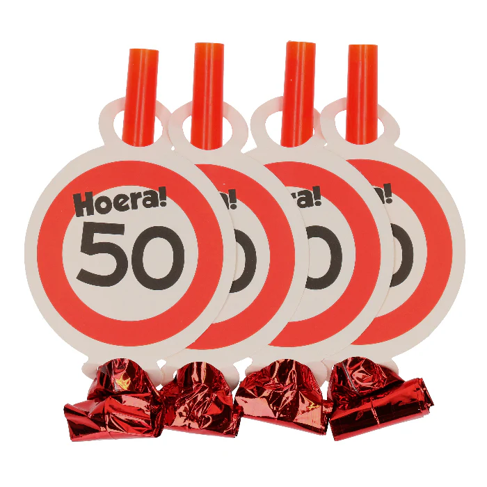 Rolfluitjes 50 Jaar  4 stuks NL