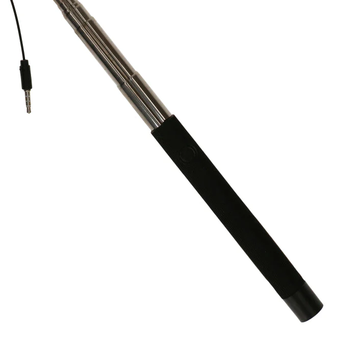Selfie stick 3,5 mm plug zwart - Image 3