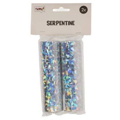Serpentine metallic goud/zilver 2 stuks