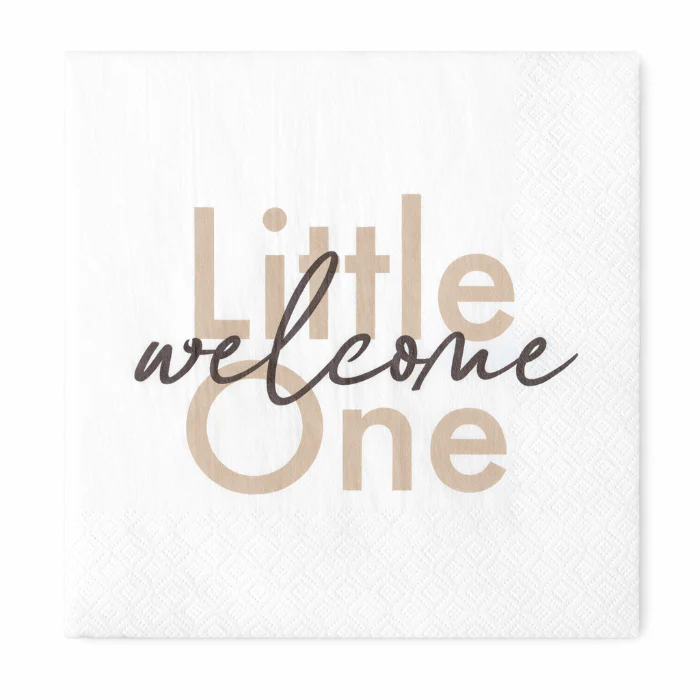 Servetten Welcome little one 20 stuks
