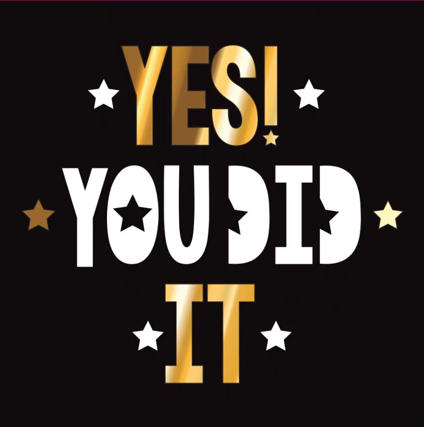 Servetten You did it!