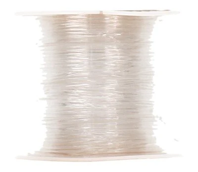 Sieraden koord elastiek transparant 1mm x 10m