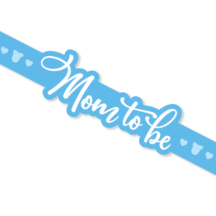 Sjerp Mom to be blauw