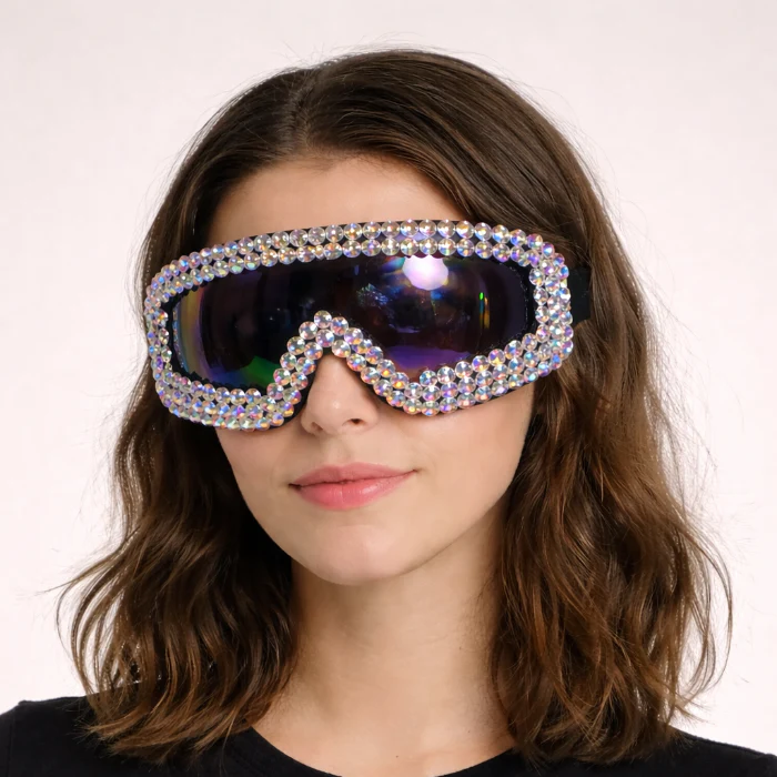 Skibril diamant iriserend