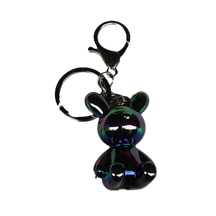 WW Keychain bunny  metallic