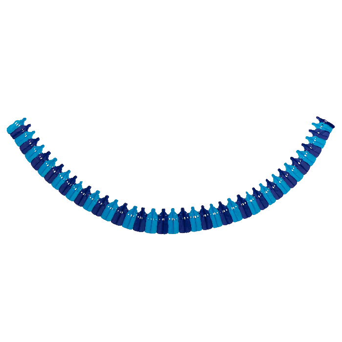 Slinger babyfles blauw