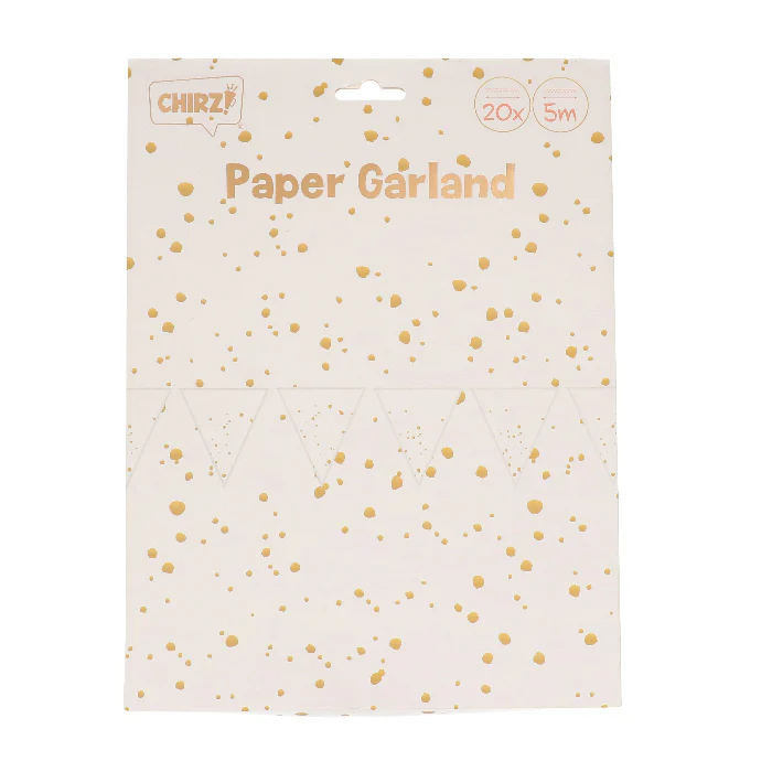 Slinger dubbelzijdig wit/ goud