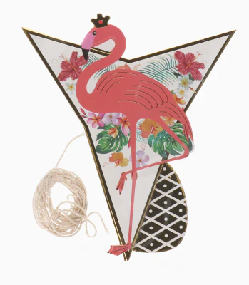 Slinger Flamingo meerkleurig 11 vlaggen