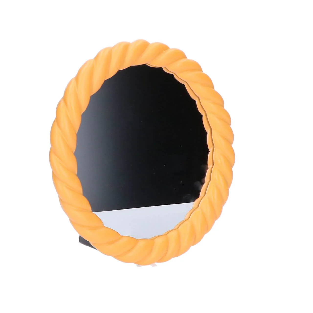 Spiegel plastic rond oranje 19cm - Image 2