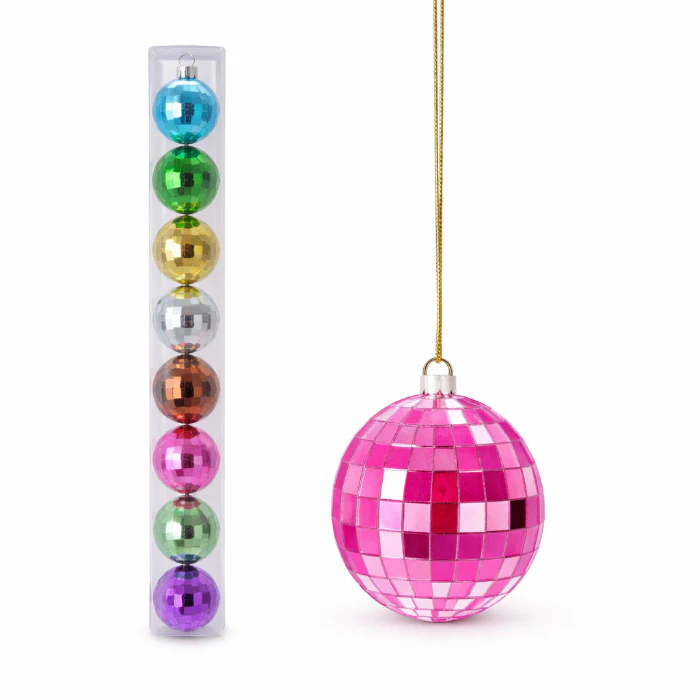 Spiegelbal Set Van 8Sts Mix Kleuren