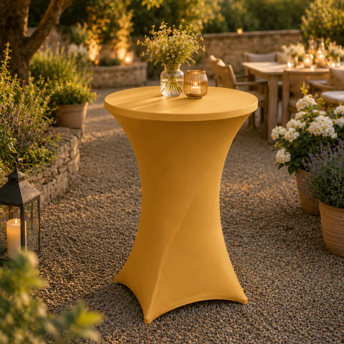 Statafelhoes goud 80 x 110cm