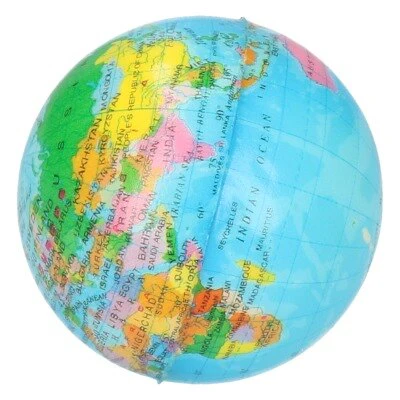 Stress bal wereldbol