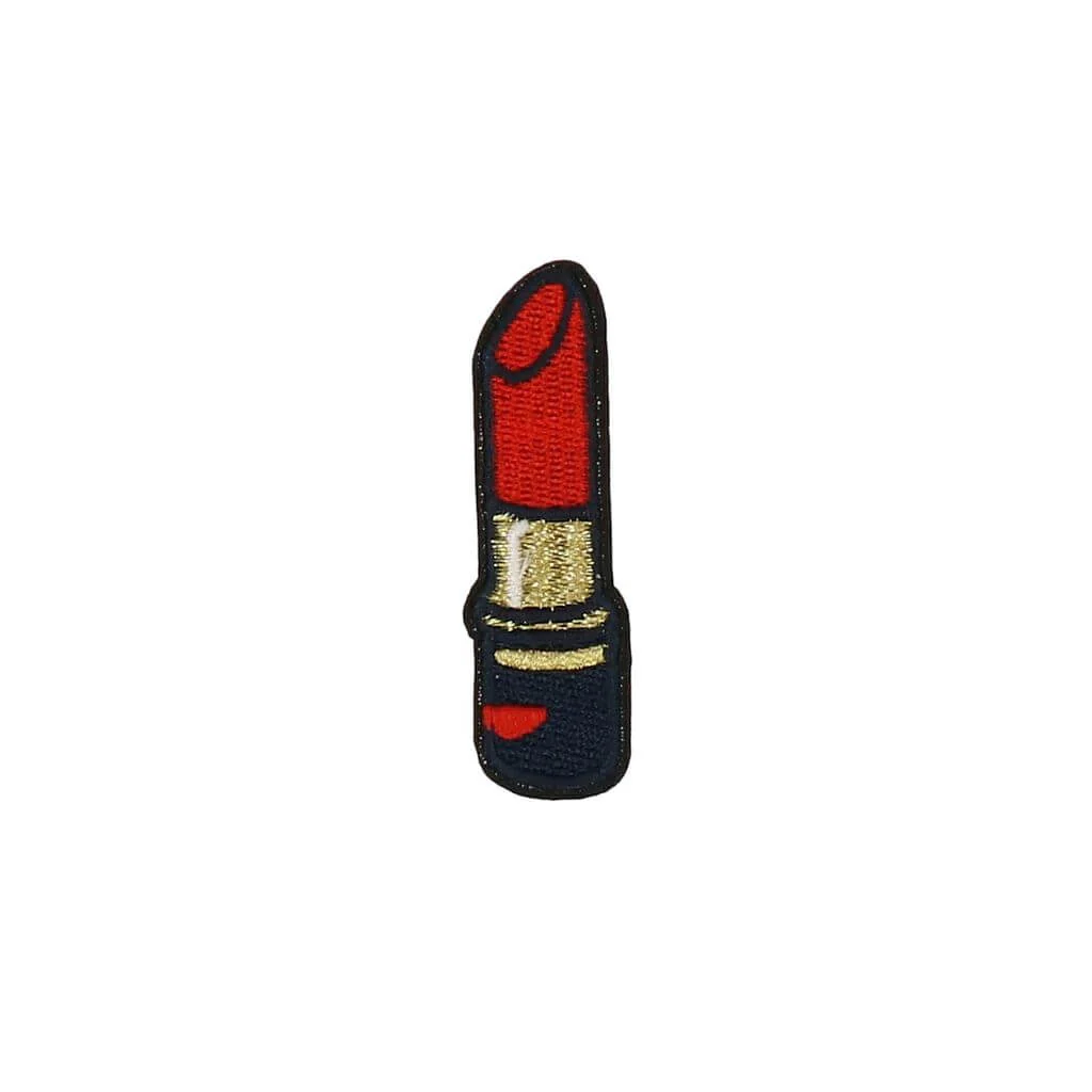 Strijkembleem lipstick