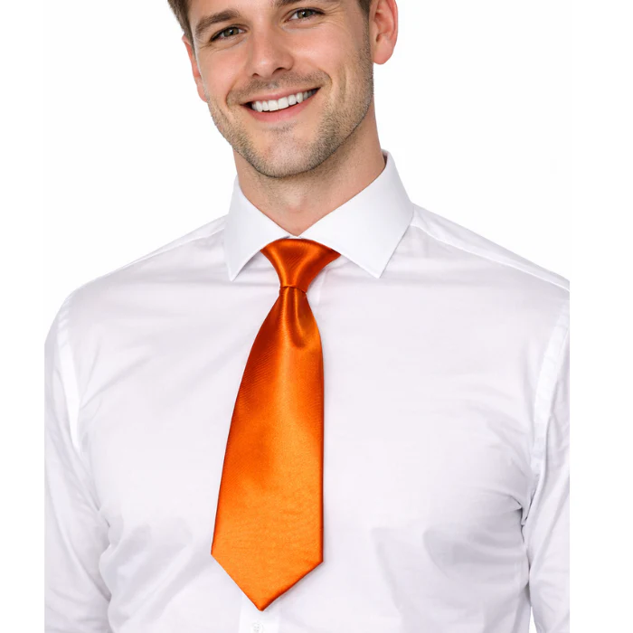 Stropdas Koningsdag oranje