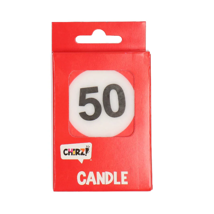 Taartkaarsje 50