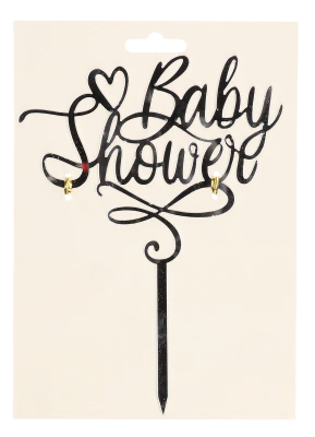 Taartprikker Babyshower zilver - Image 2
