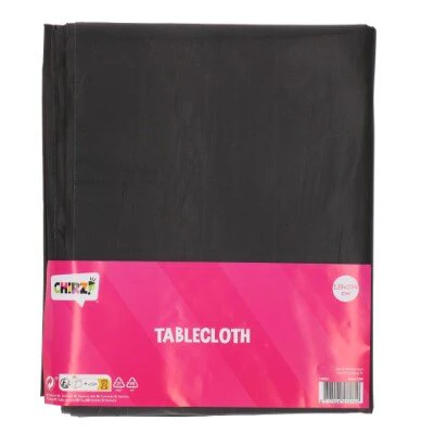 Tafelkleed zwart 137cm x 274 cm - Image 2