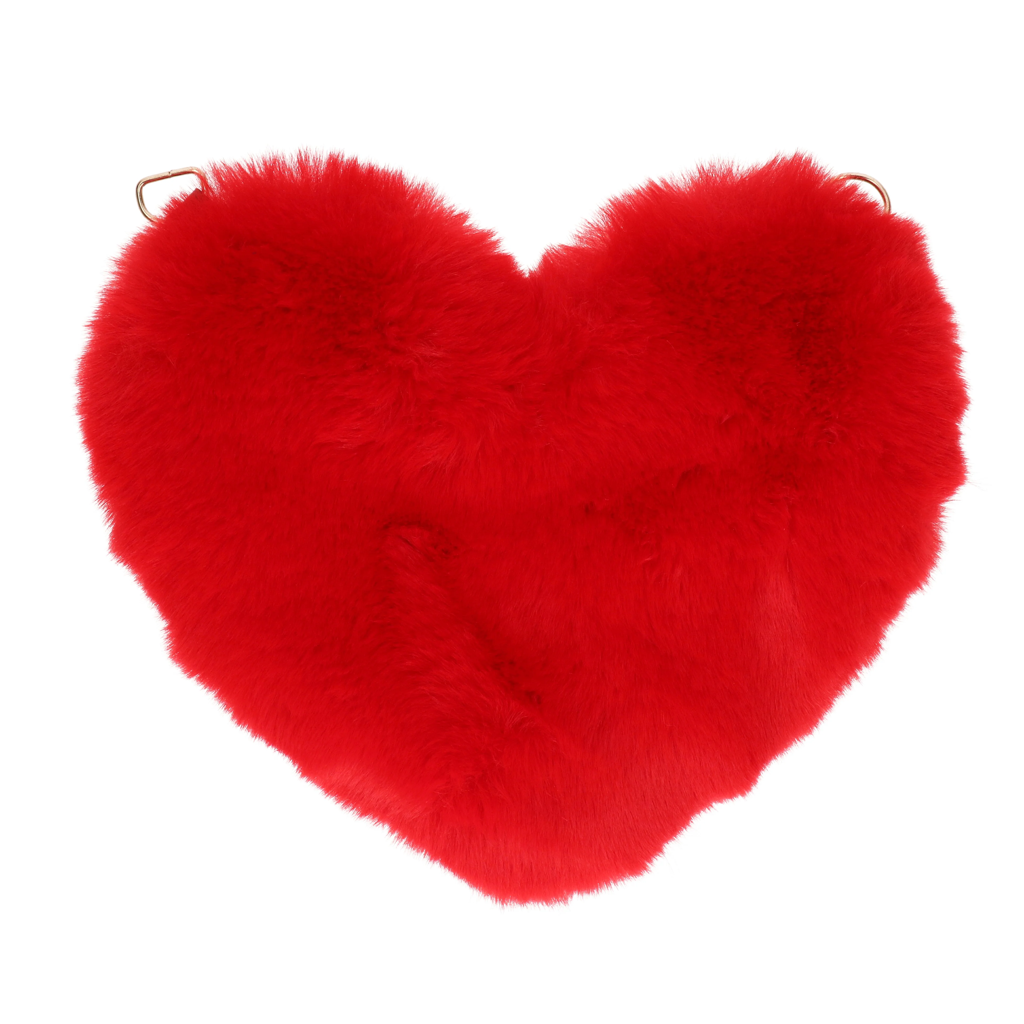 Tas hart fluffy rood - Image 2