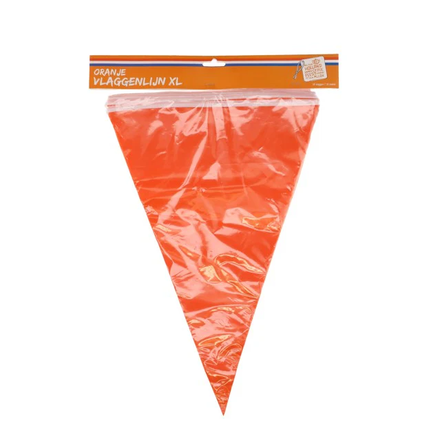 Vlaggenlijn Oranje XL 10 meter