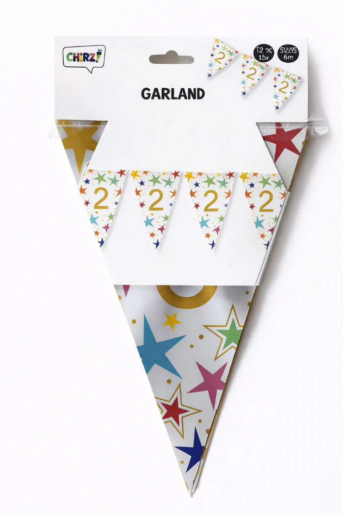 Vlaggenlijn Sterren - 2 jaar- 6 meter