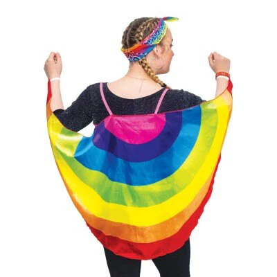 Vleugels regenboog one size