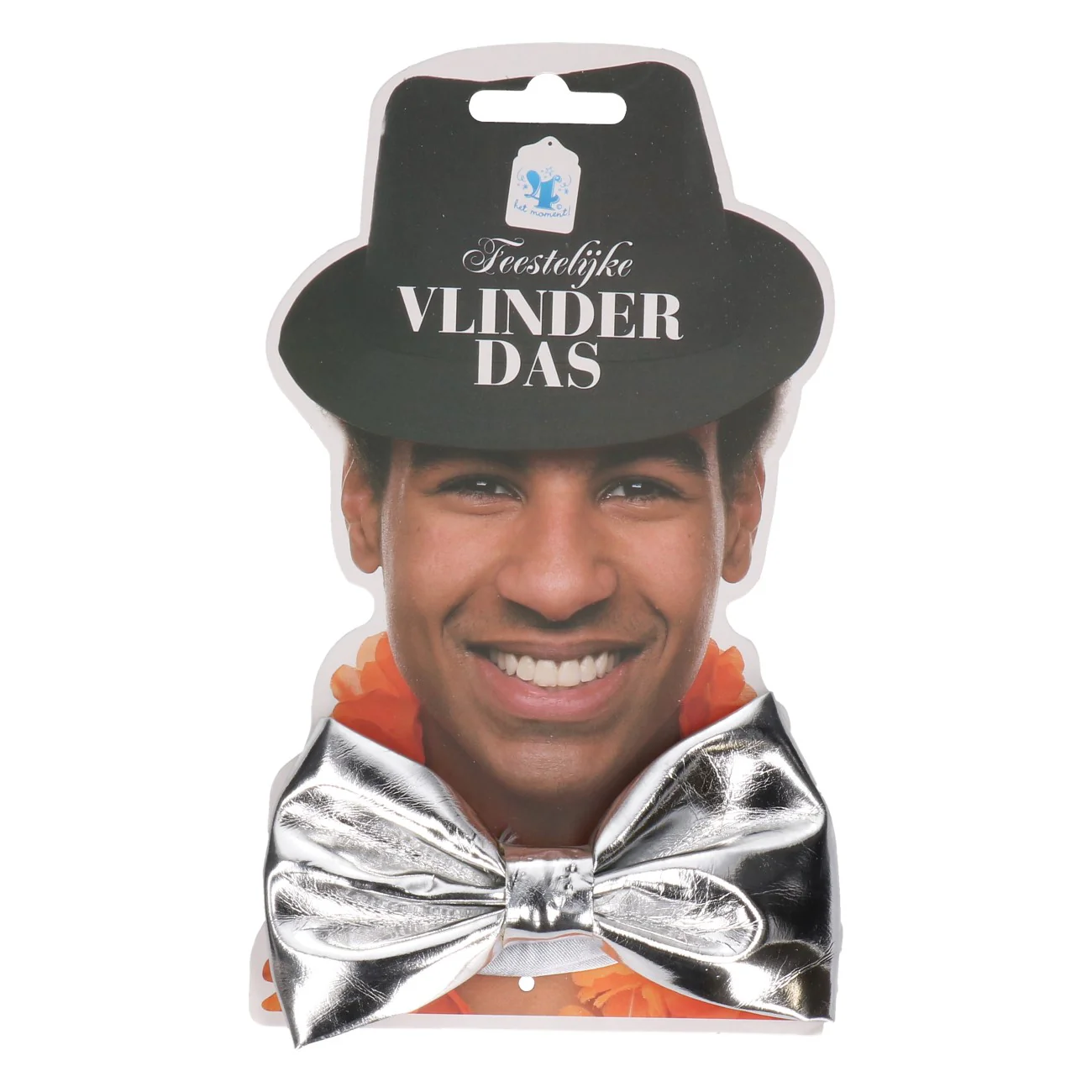 Vlinderdas zilver