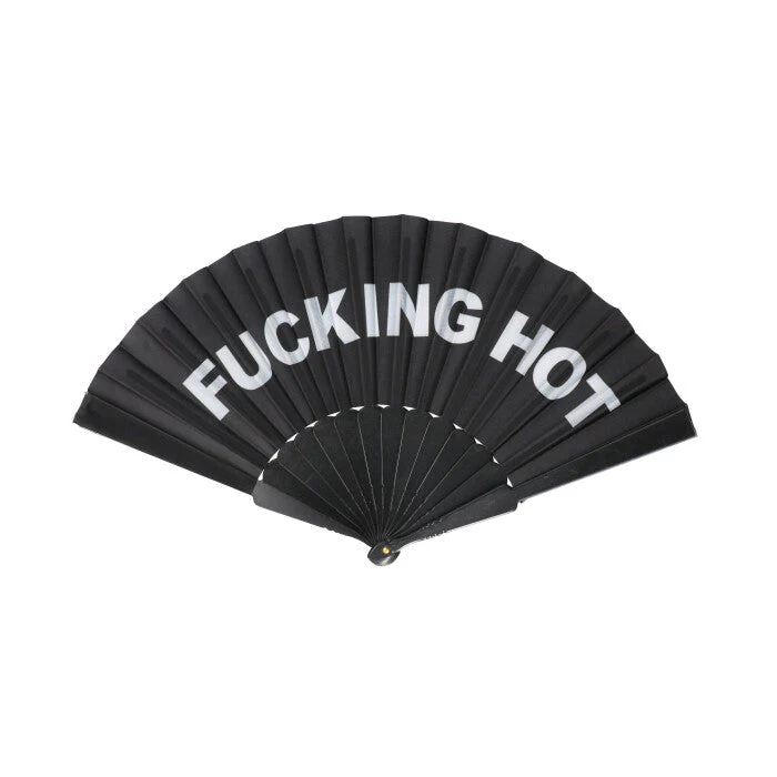 Waaier Fucking hot zwart