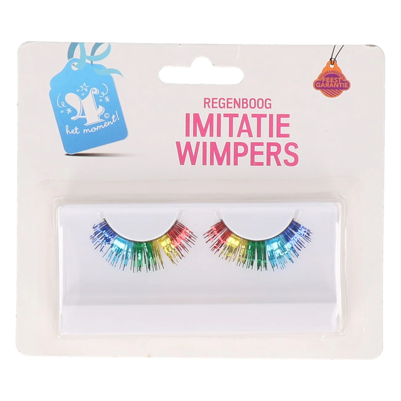 Wimpers metallic regenboog