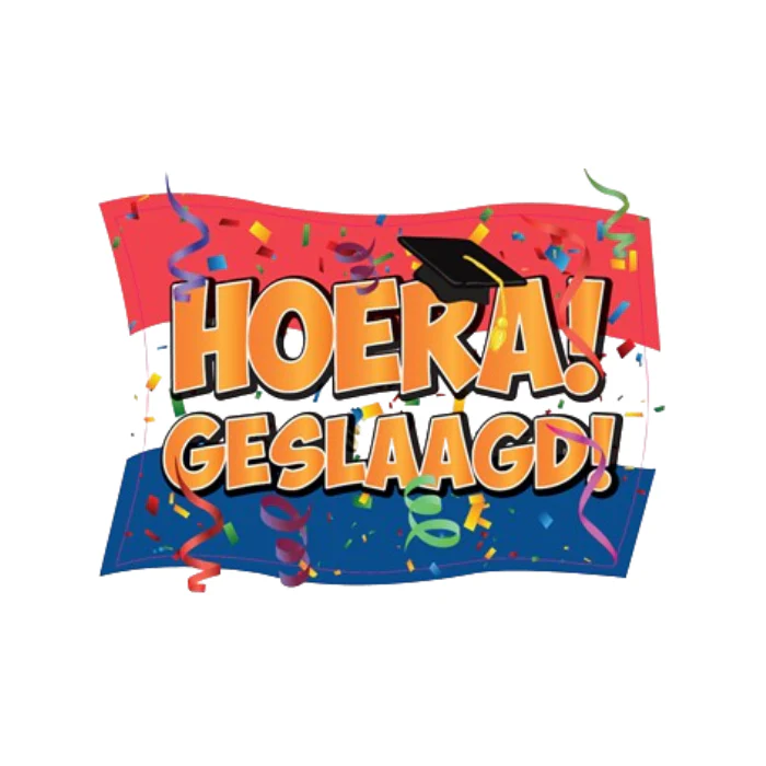 XL sign geslaagd bord