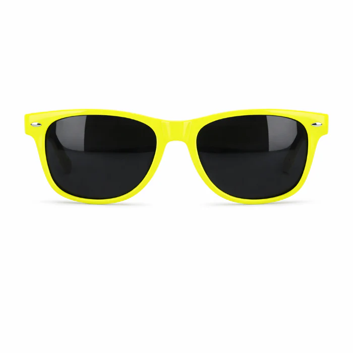 Zonnebril neon geel